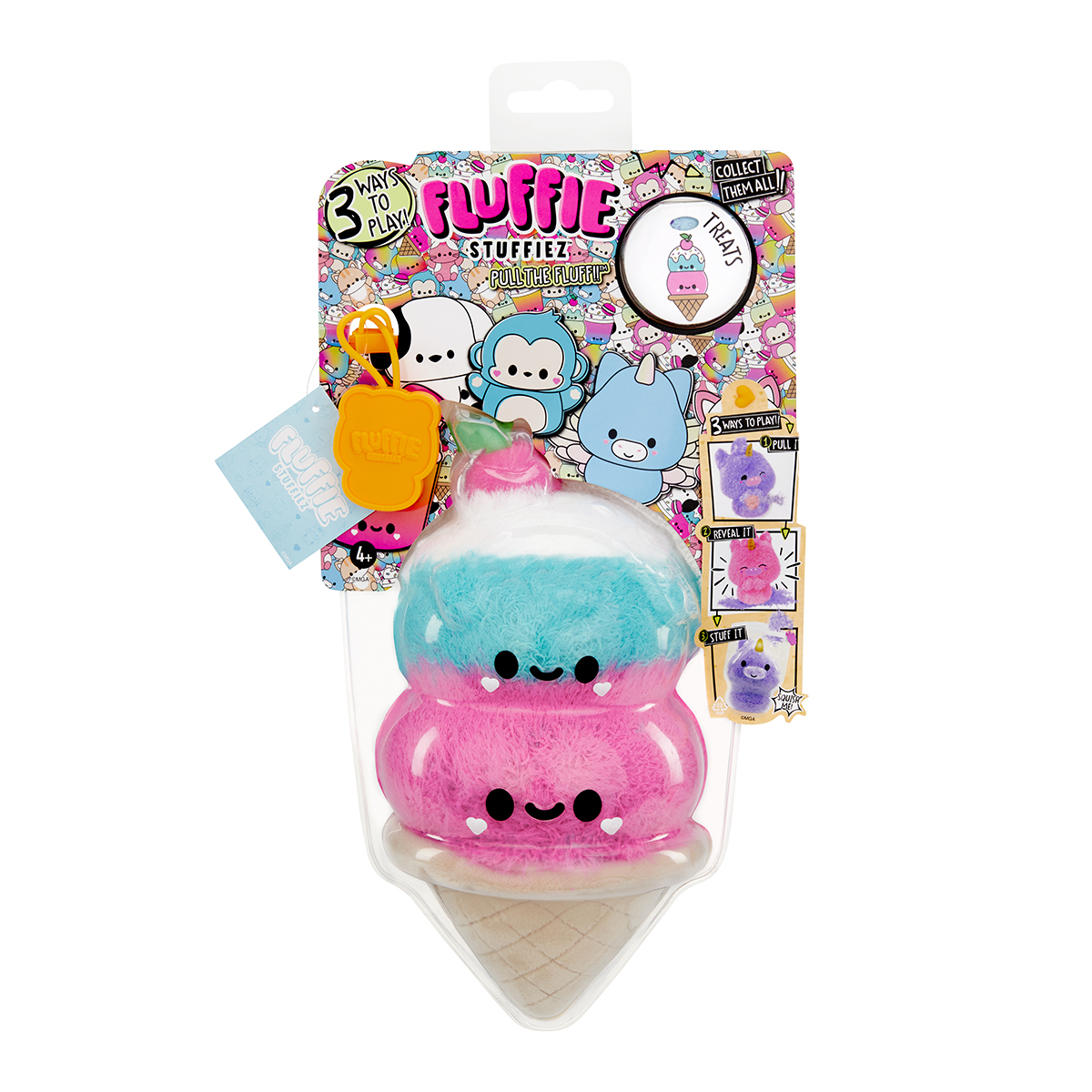 М'яка іграшка-антистрес Fluffie Stuffiez серії "Small Plush" – Морозиво №511779/КіддіСвіт/ — фото товару | Канцелярський Сад