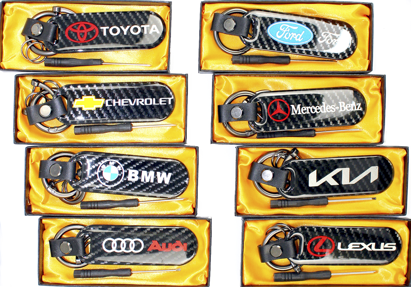 Брелок-браслет "Марка авто" автомобільний для ключів №3612(12) — фото товару | Канцелярський Сад