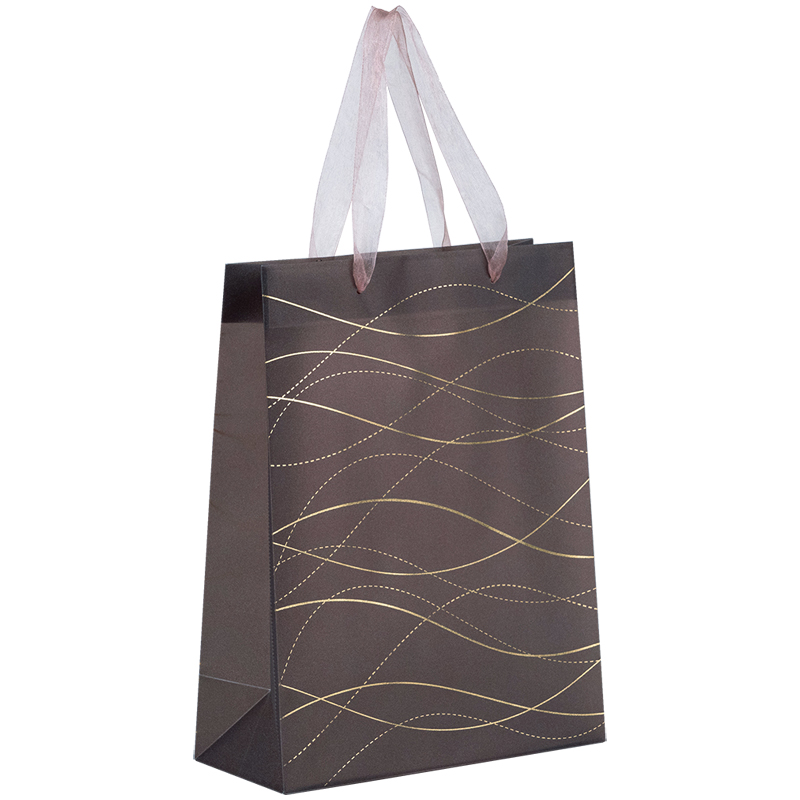 Пакет подарунковий пласт. "Axent" №8503-32-A Waves-4 25х19см(12) — фото товару | Канцелярський Сад