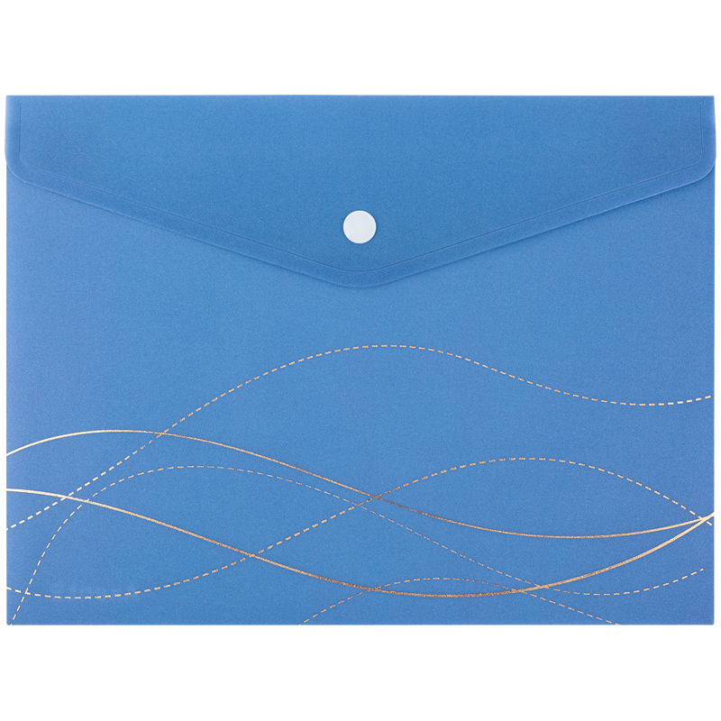 Папка-конверт "Axent" №1496-41-А А5+ Waves-2 на кнопці(12) — фото товару | Канцелярський Сад