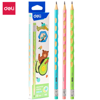 Олівець гр. "Deli" №EC024-HB НB 2,2мм,з гумкою(12)(144) — фото товару | Канцелярський Сад