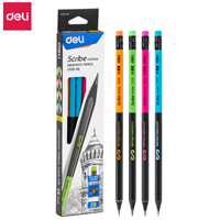 Олівець гр. "Deli" №EC019-2B 2B 2,4мм,з гумкою(12)(144) — фото товару | Канцелярський Сад