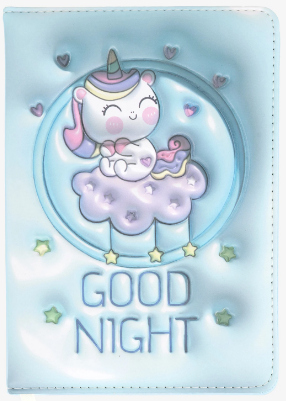 Блокнот А5 96арк. 3D "Єдиноріг" мікс №95561-17MD(12) — фото товару | Канцелярський Сад