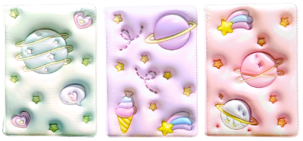 Блокнот А5 96арк. 3D "Космос" мікс №95561-7WB(12) — фото товару | Канцелярський Сад