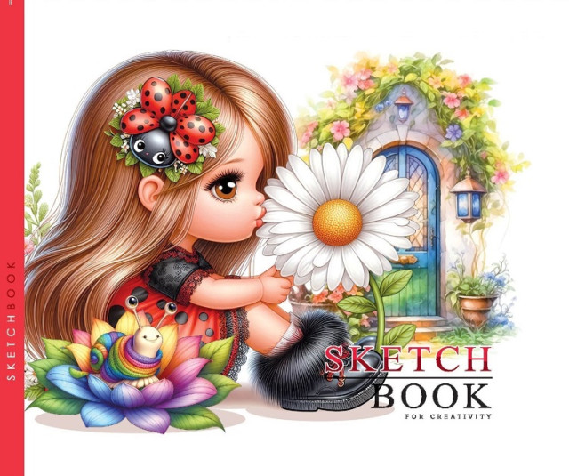 Скетчбук 24/100 В6 б/лін. мат.лам. №24354/БК001/8/Мандарин/(16) — фото товару | Канцелярський Сад