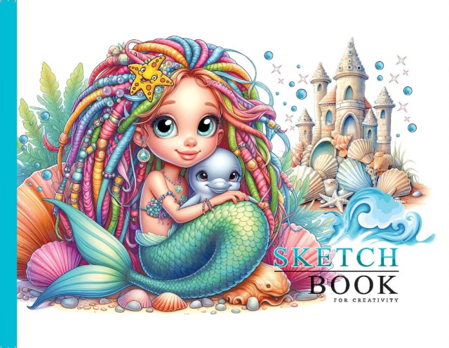 Скетчбук 24/100 А5 б/лін. мат.лам. №24385/БК005/7/Мандарин/(16) — фото товару | Канцелярський Сад