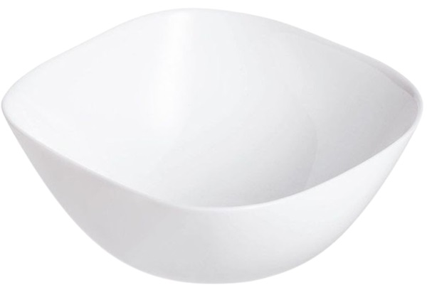 Салатник глибокий скло квадр. "Luminarc. Carine White" 14см №Q7016/3824(6)(24) — фото товару | Канцелярський Сад