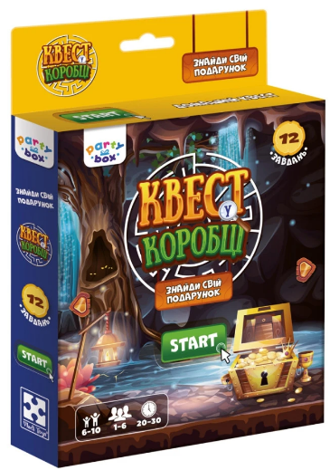 Гра наст. "Квест у коробці. Відеогра" №VT5902-03 — фото товару | Канцелярський Сад