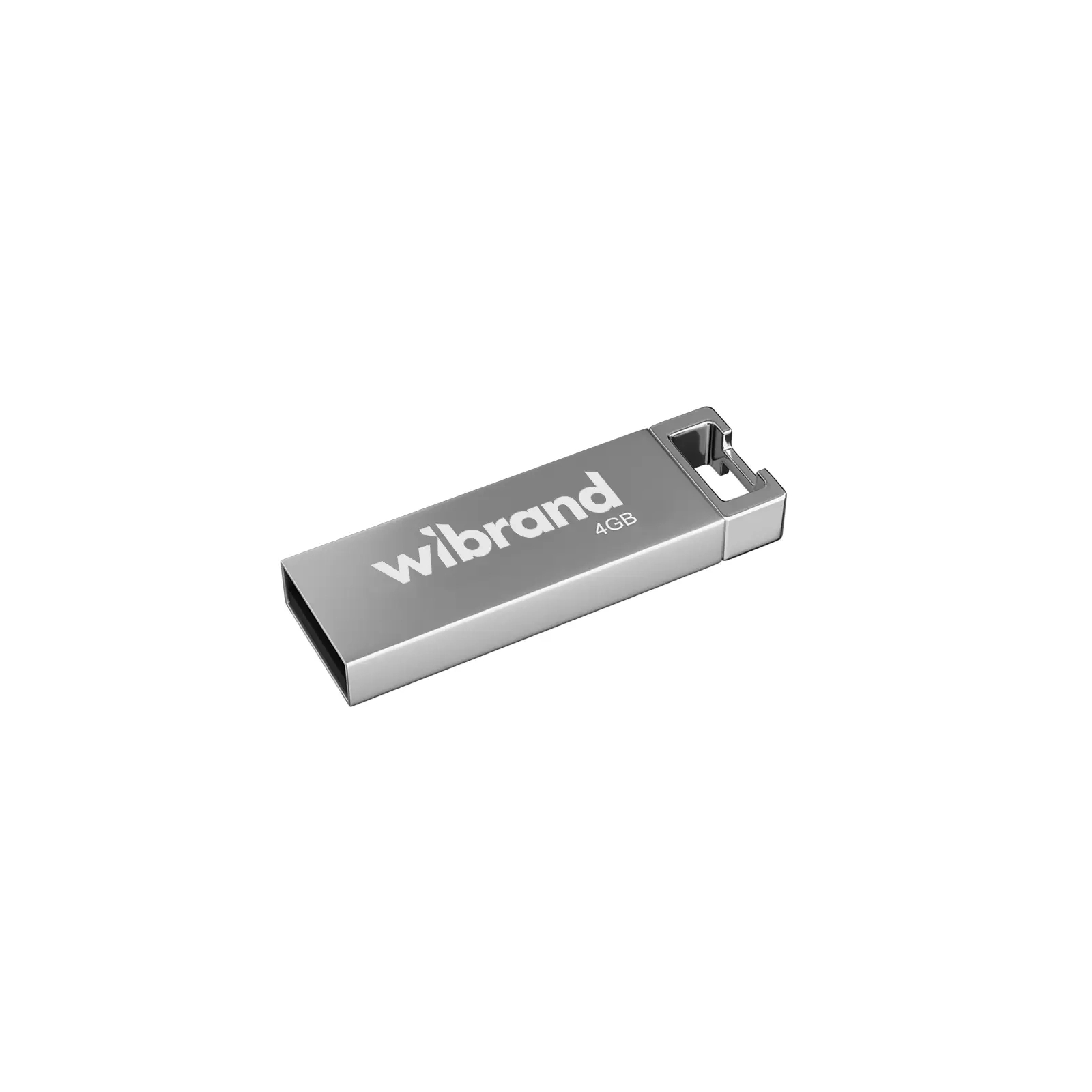 Флеш-пам`ять 4GB "Wibrand" Chameleon USB2.0 silver №0620 — фото товару | Канцелярський Сад