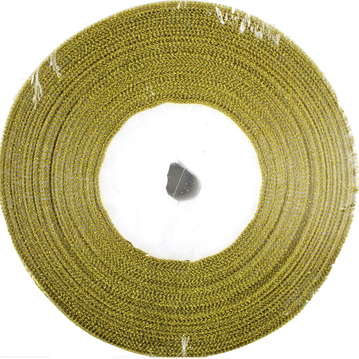 Стрічка атлас парча 4см/22м (зол.)(5) — фото товару | Канцелярський Сад