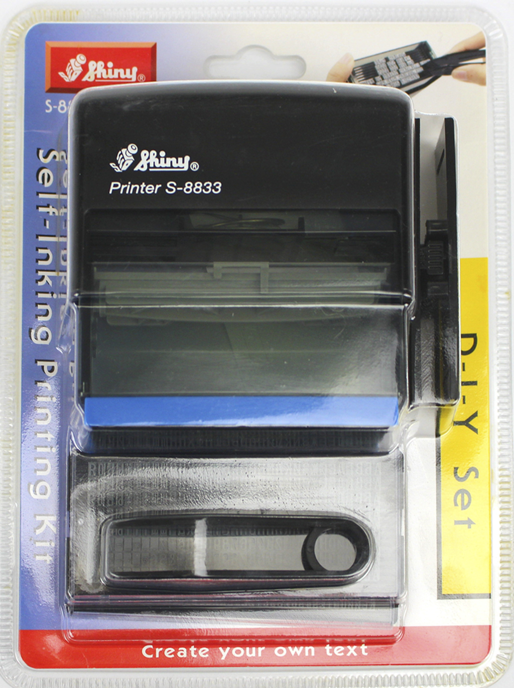 Штамп самонабірн. 6-и рядковий 82x25мм Shiny №S-8833 — фото товару | Канцелярський Сад