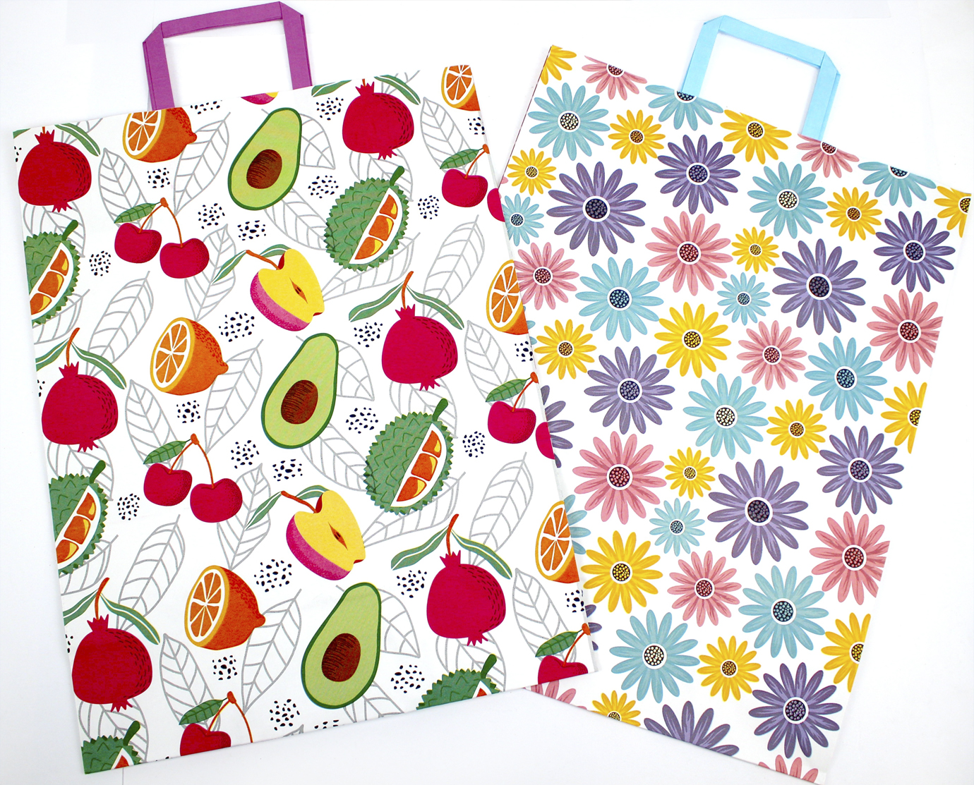 Пакет подарунковий крафт 32х15х42см,білий,2види №6156/Мандарин/(10)(100) — фото товару | Канцелярський Сад