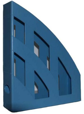 Лоток вертик. "КіП" №ЛВ-01 1від. синій(14) — фото товару | Канцелярський Сад