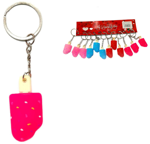 Брелок гумовий "Морозиво" №2107(12) — фото товару | Канцелярський Сад