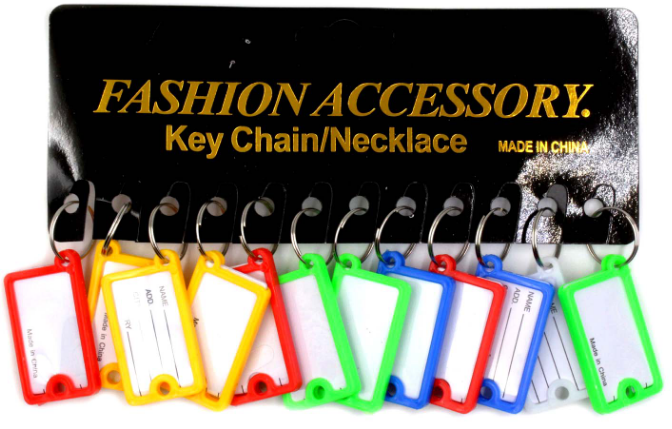 Брелок-ідентифікатор пластик №2515(12) — фото товару | Канцелярський Сад