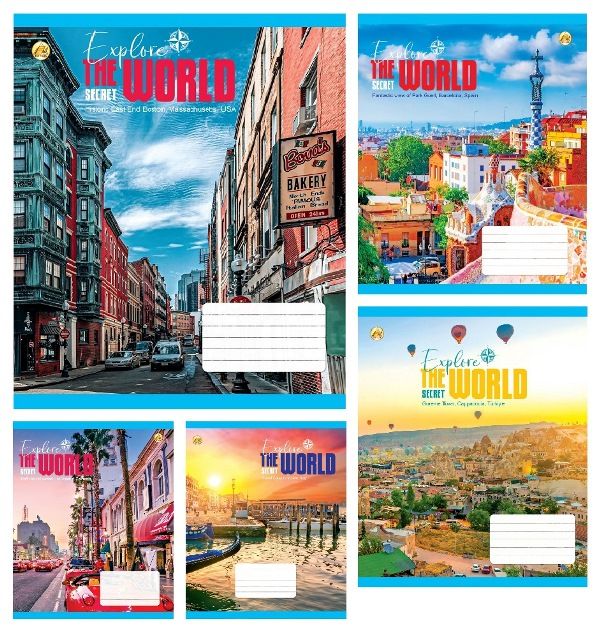 Зошит 96арк. кліт. /ТВ/ "Місто" №ТЕ41706(10)(120) — фото товару | Канцелярський Сад