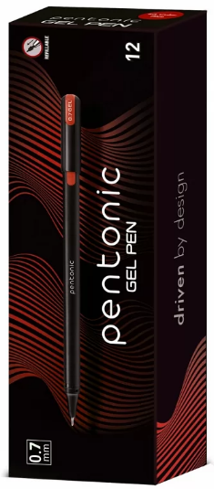 Ручка гел. "Linc" №420427 Pentonic 0,7мм коричнева(12) — фото товару | Канцелярський Сад