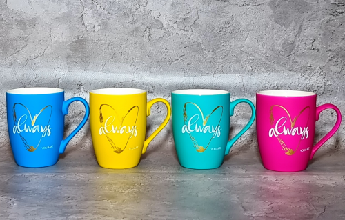 Чашка керам. 340мл "Назавжди" №2091-22/S&T/(12)(48) — фото товару | Канцелярський Сад