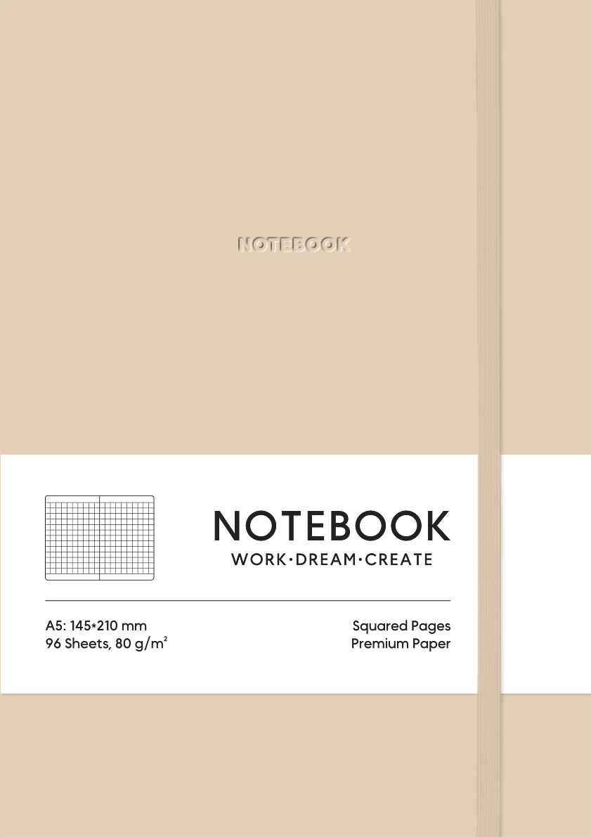 Блокнот А5 96арк. кліт. еко шкіра обкл.,лате №A5-7109K/Школярик/(12) — фото товару | Канцелярський Сад