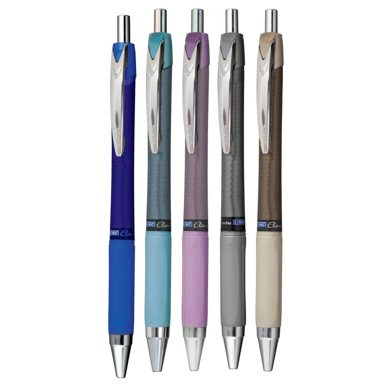 Ручка авт. кульк. масл. "Linc" №412110 Elantra 0,7мм синя(30)(360) — фото товару | Канцелярський Сад