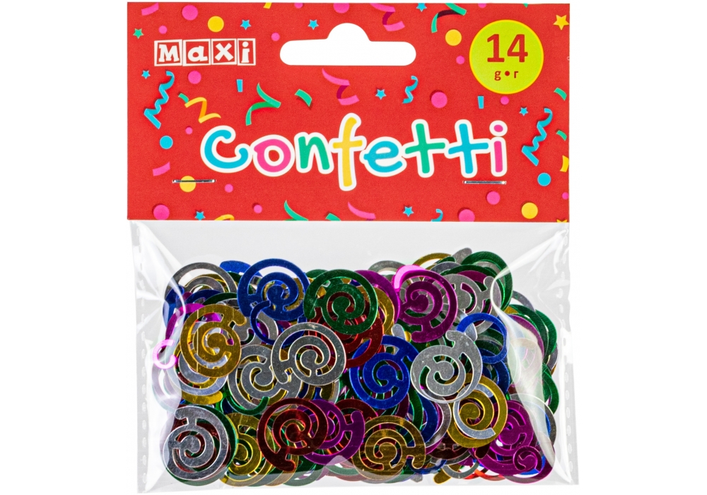 Конфетті для декорування "Maxi" Spiral 14г №MX62594(40) — фото товару | Канцелярський Сад