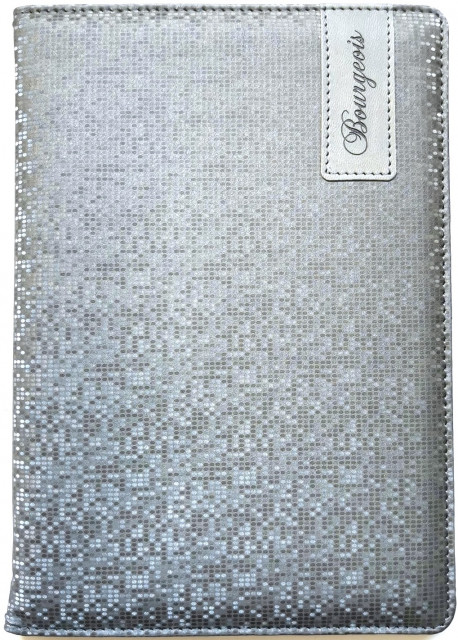 Блокнот А5 80арк. кліт. шкірзам. №9217/Мандарин/(40) — фото товару | Канцелярський Сад