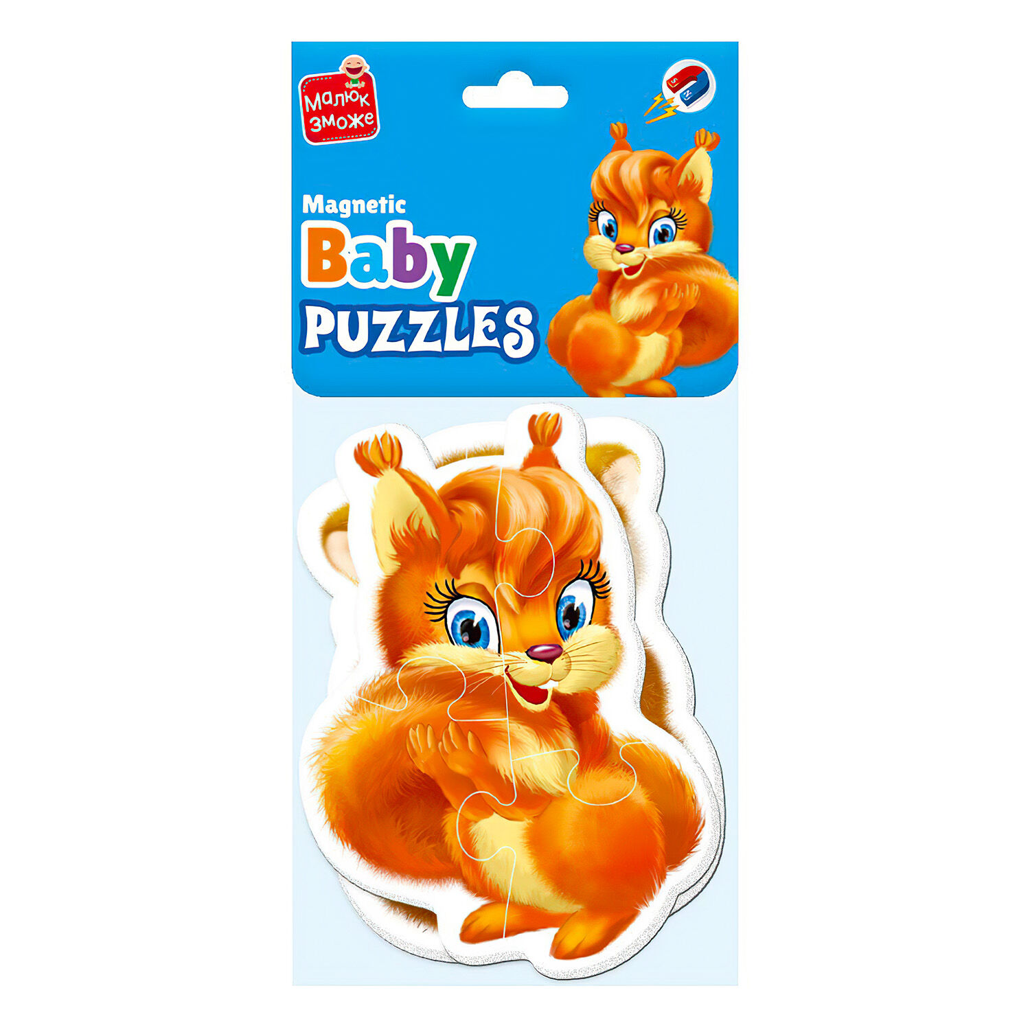 Бебі-пазли магніт. "Малюк зможе. Пухнастики" №VT3208-18(10) — купити | Канцелярський Сад