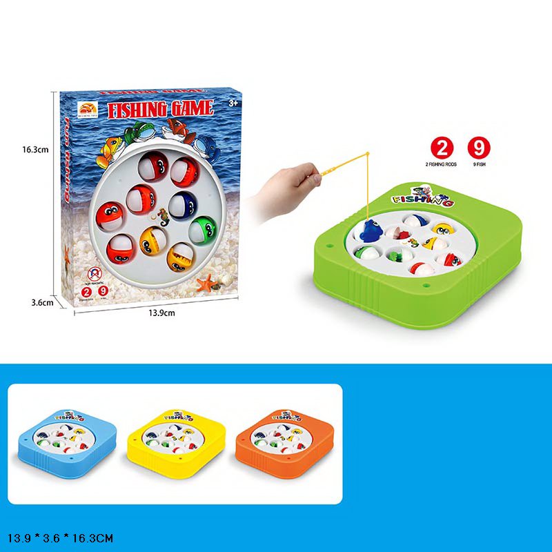 Рибалка на бат-ці,рибки,вудочки,3 кольори,в кор-ці,13,9х3,6х16,3см №AA8259(96) КІ — купити | Канцелярський Сад