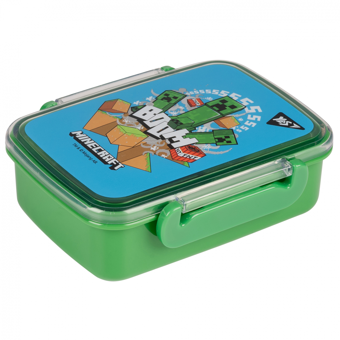 Ланч бокс пласт. "Yes" 420мл Minecraft №708053(12)(72) — фото товару | Канцелярський Сад