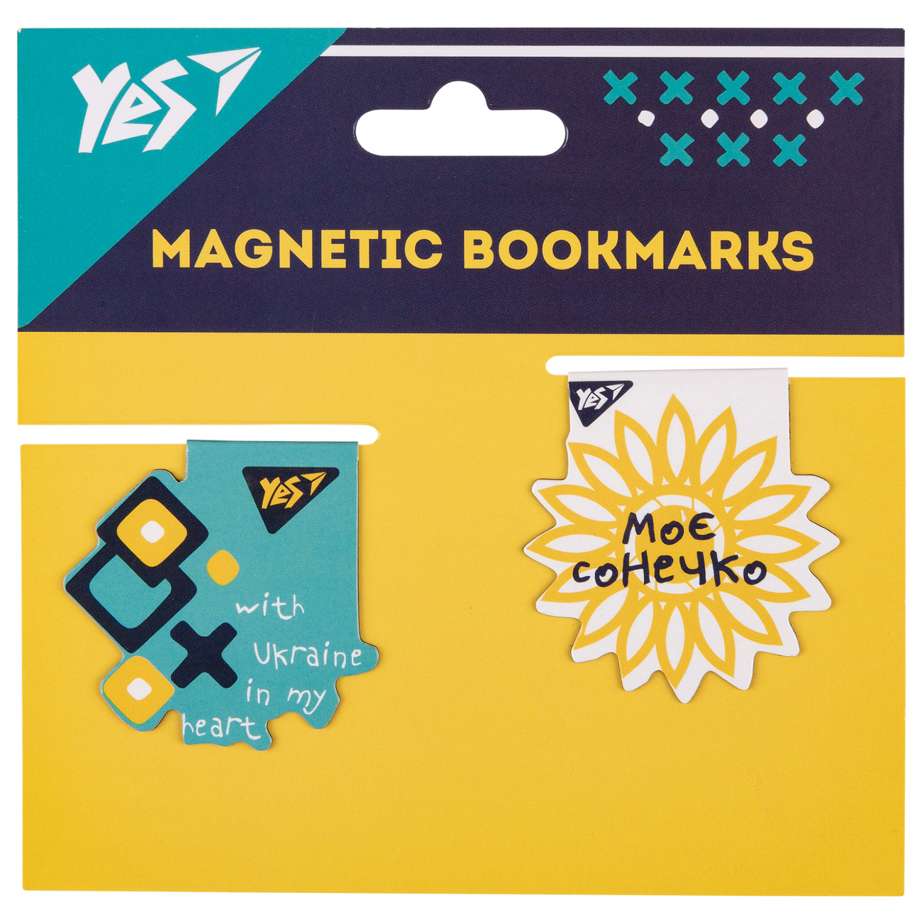 Закладка магніт. "Yes" №708122 My Ukraine 2шт(10)(50) — фото товару | Канцелярський Сад