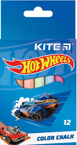 Крейда кольор. "Kite" №HW24-075 12шт Hot Wheels(12)(288) — купити | Канцелярський Сад