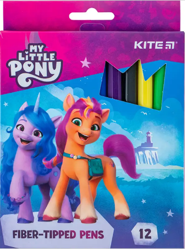 Фломастери "Kite" 12кольор. Little Pony №LP24-447(24)(192) — фото товару | Канцелярський Сад