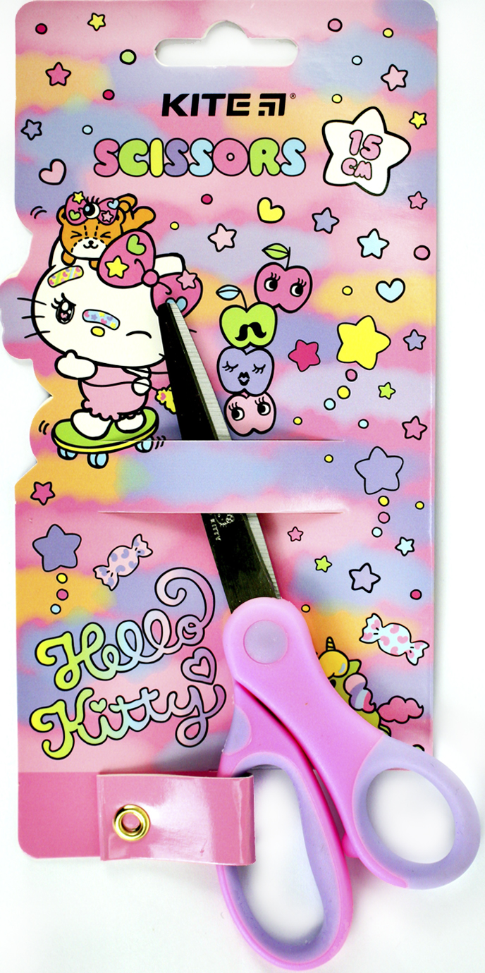 Ножиці дит. "Kite" №HK24-126 Hello Kitty 15см(12)(240) — фото товару | Канцелярський Сад