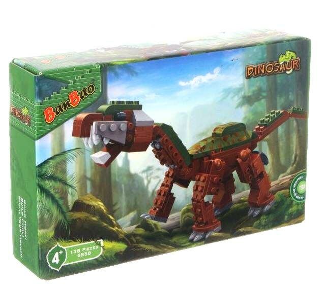 Конструктор "Banbao" Динозаври,бронтозавр,138дет. №6858 — купити | Канцелярський Сад