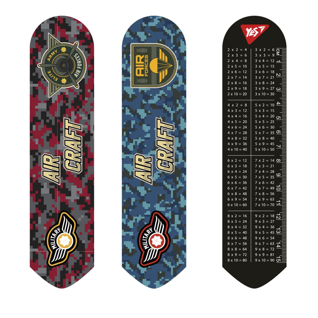 Закладка "Yes" №708144 Military 2D(10)(100) — фото товару | Канцелярський Сад