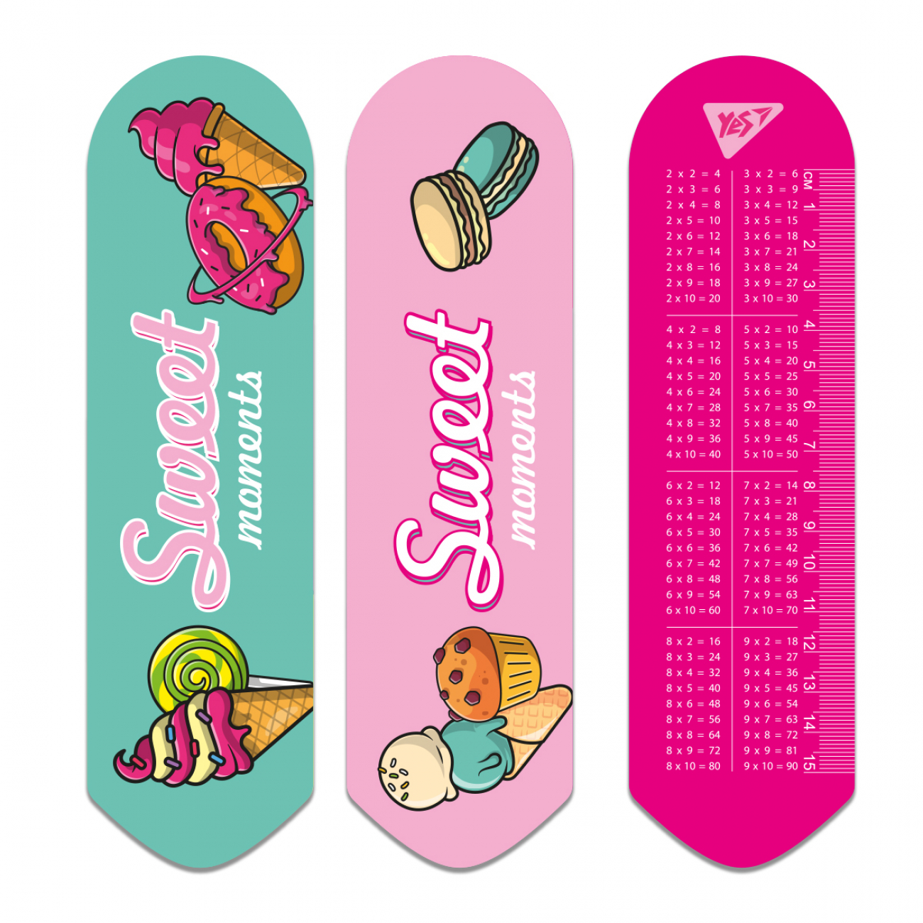 Закладка "Yes" №708149 Sweet Moments 2D(10)(100) — фото товару | Канцелярський Сад