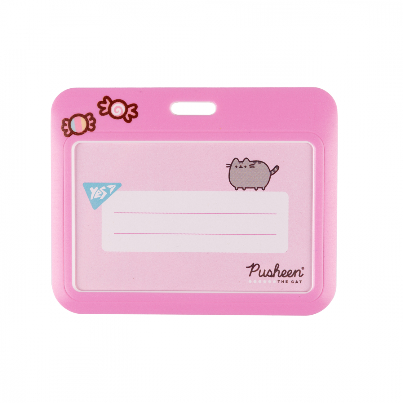 Бейдж "Yes" Pusheen №940323 горизонт.,слайдер(20) — фото товару | Канцелярський Сад