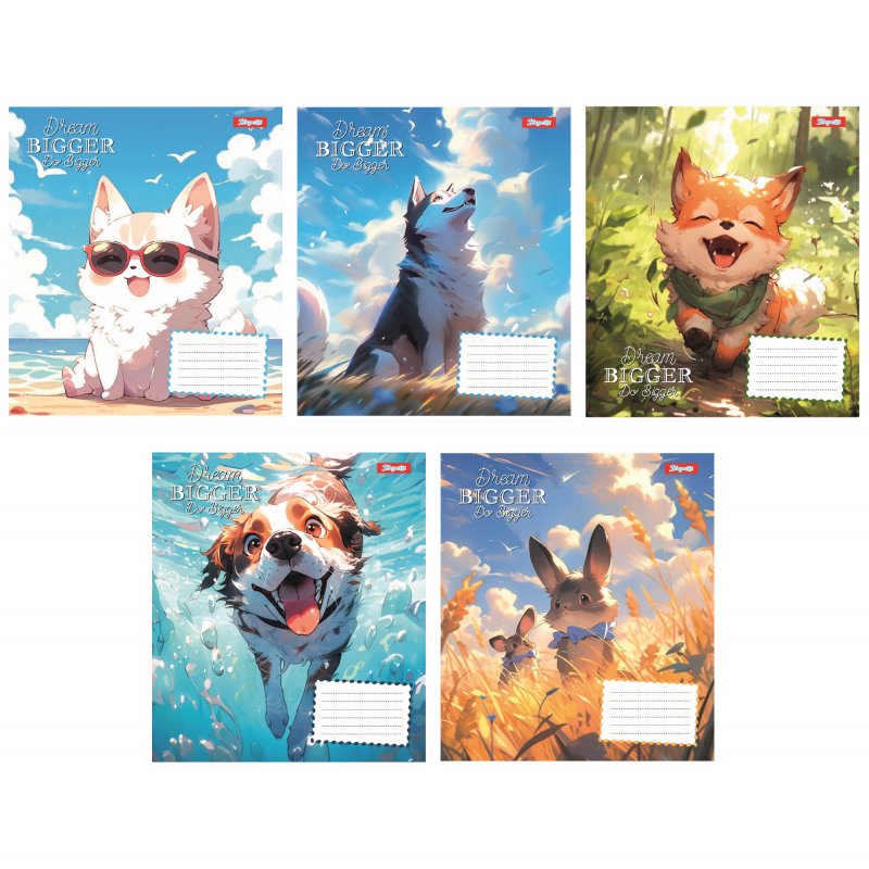 Зошит 18арк. кліт. 1В Dream bigger №766956(25)(400) — фото товару | Канцелярський Сад