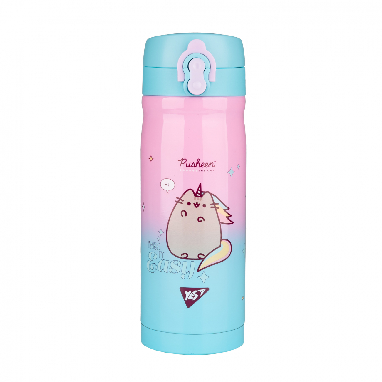 Термос метал. 0,35л "Yes" Pusheen №708198(30) — фото товару | Канцелярський Сад