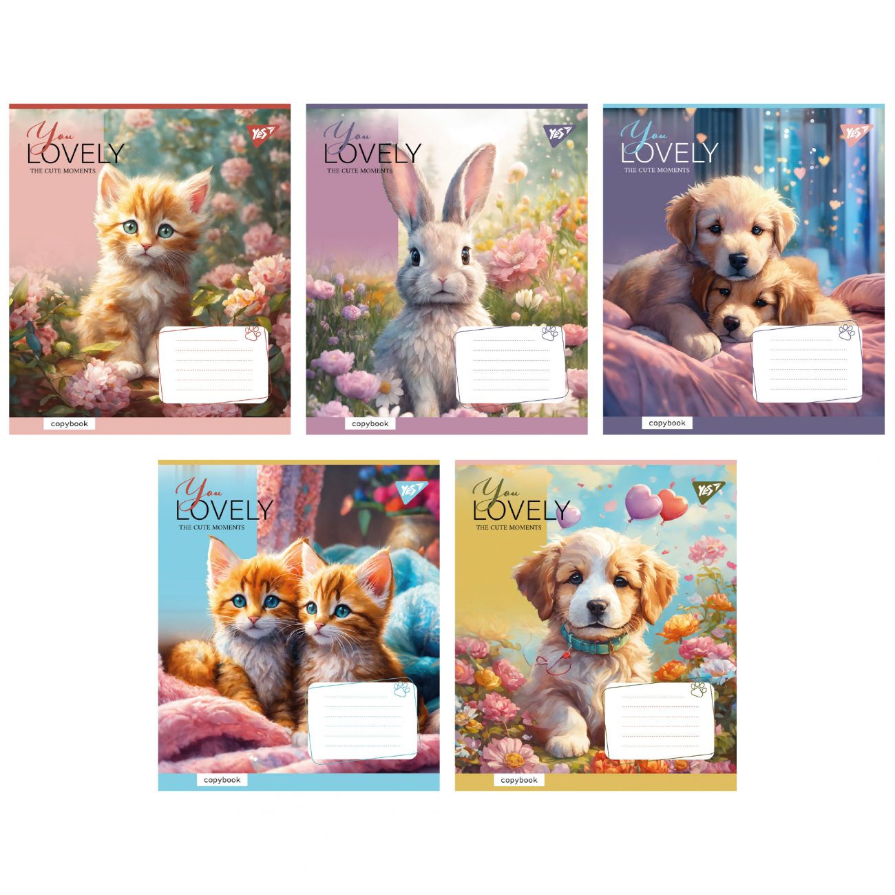 Зошит 12арк. лін. YES You Lovely №766954(25)(250)(500) — фото товару | Канцелярський Сад