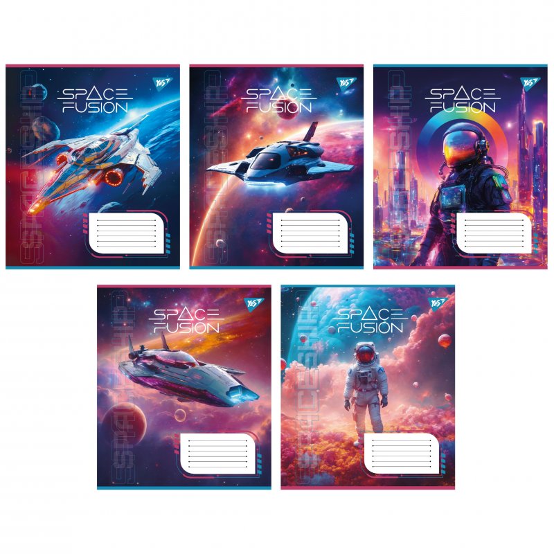 Зошит 24арк. кліт. YES Space fusion №767022(20)(320) — фото товару | Канцелярський Сад