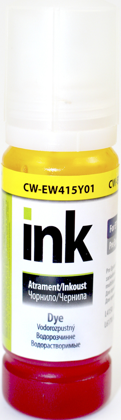 Чорнило ColorWay Epson L-4150/4160/6160/6170 70мл yellow — фото товару | Канцелярський Сад