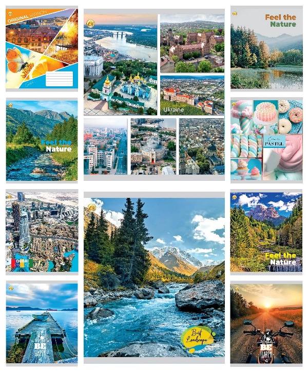 Зошит 96арк. кліт. /ТВ/ "Мікс 2" №ТЕ41703(10)(120) — фото товару | Канцелярський Сад