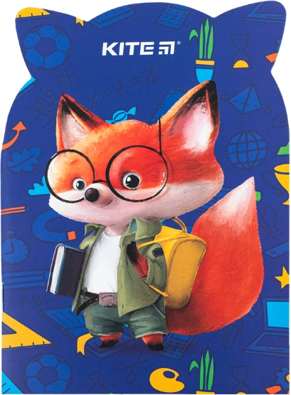 Блокнот А5 48арк. м'яка обкл. Smart fox №K24-461-3/Kite/(10) — фото товару | Канцелярський Сад
