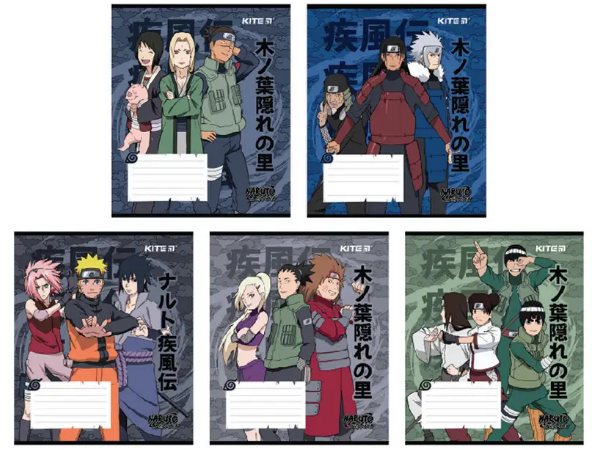 Зошит 12арк. кліт. "Kite" гібр. лак + УФ лак NR №NR24-232(25)(600) — фото товару | Канцелярський Сад