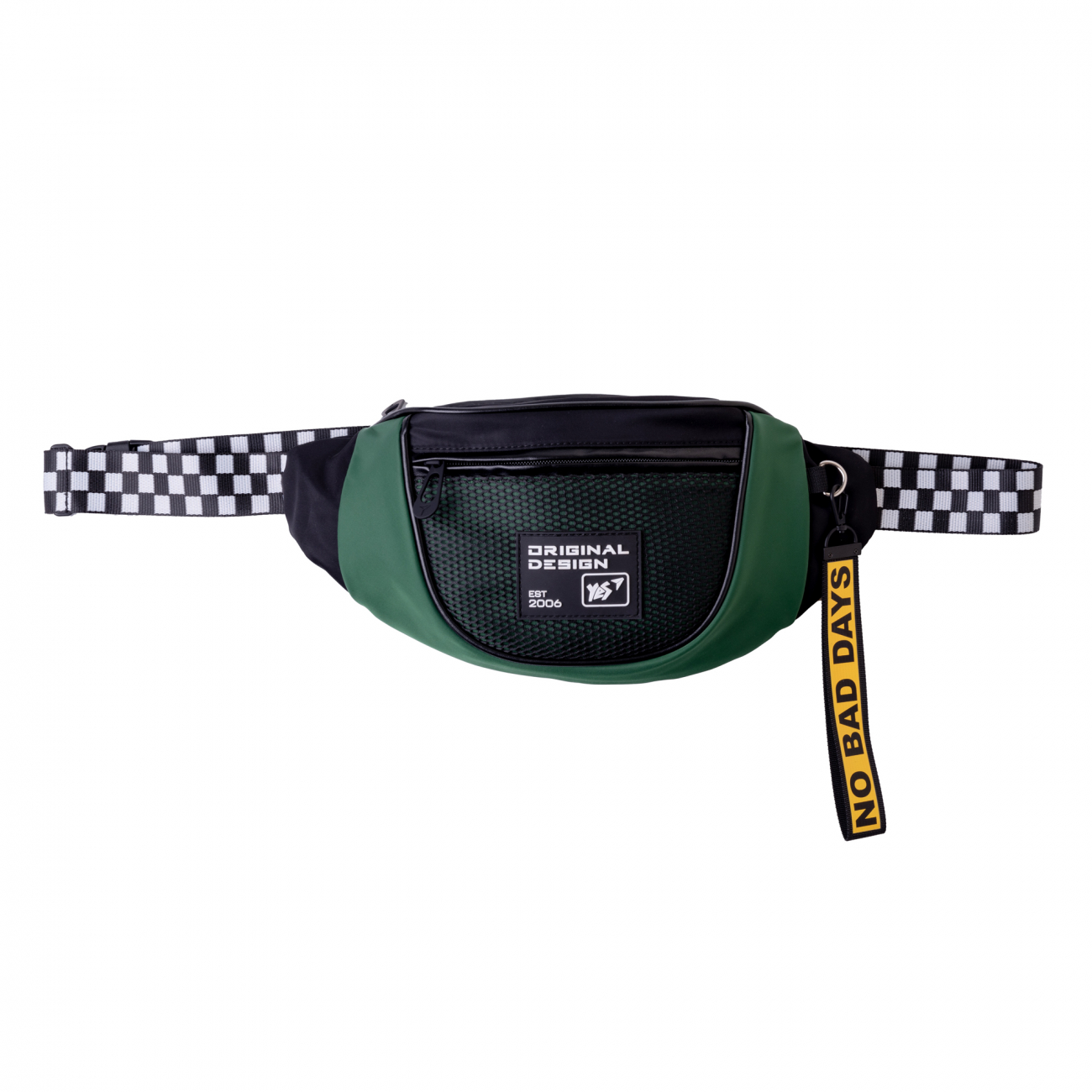 Сумка на пояс "Yes" No Bad Days 2від.1карм. №559701/SP-32 — фото товару | Канцелярський Сад