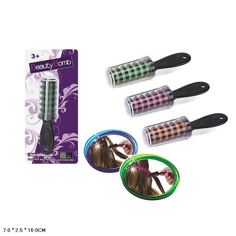 Набір косметики: крейда для волосся,на планшеті,7х2,5х16см №ZG016(90)(180) КІ — купити | Канцелярський Сад