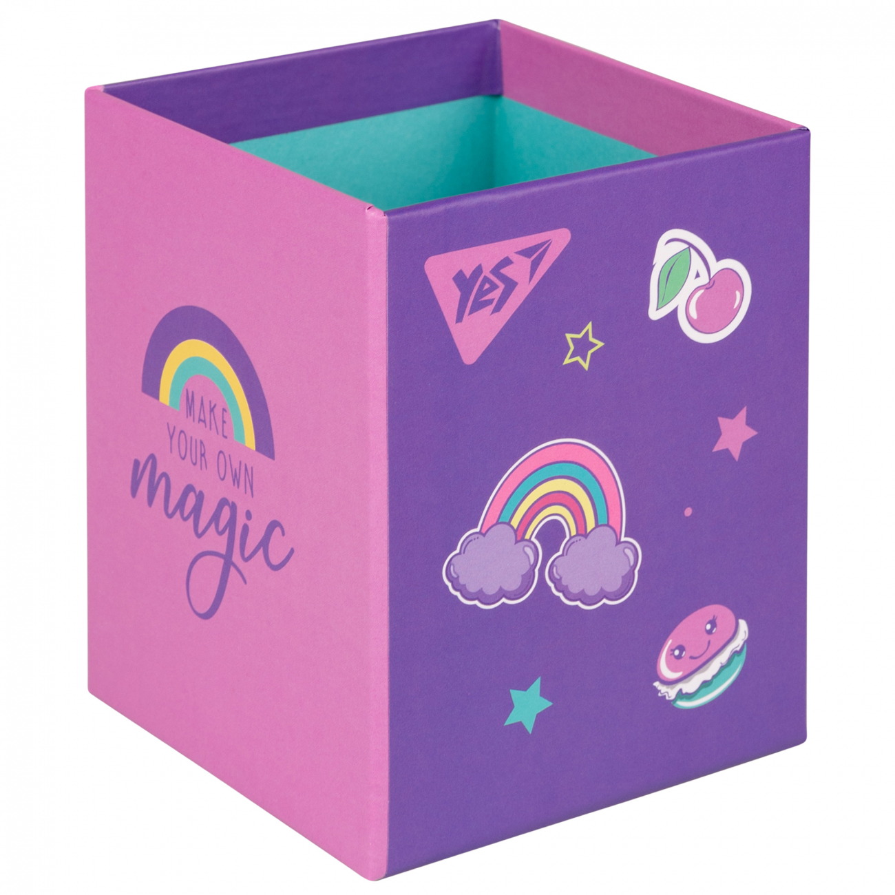 Стакан для ручок "Yes" №708217 "Glamour" картон(48) — фото товару | Канцелярський Сад