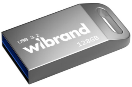 Флеш-пам`ять 128GB "Wibrand" Gen 1 Ant USB3.2 silver №1738 — фото товару | Канцелярський Сад