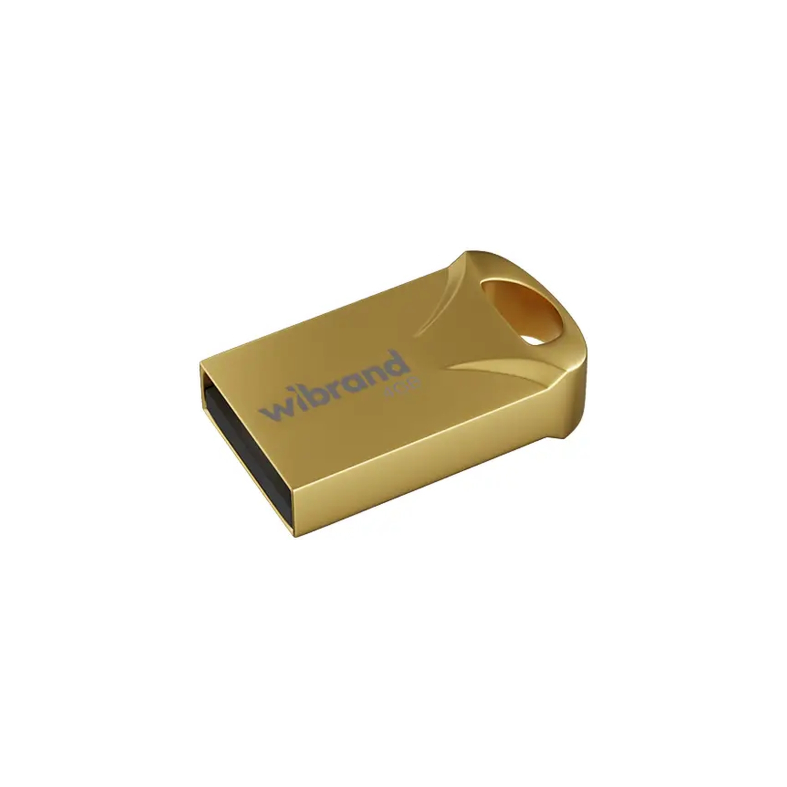 Флеш-пам`ять 4GB "Wibrand" Hawk USB2.0 gold №1122 — фото товару | Канцелярський Сад